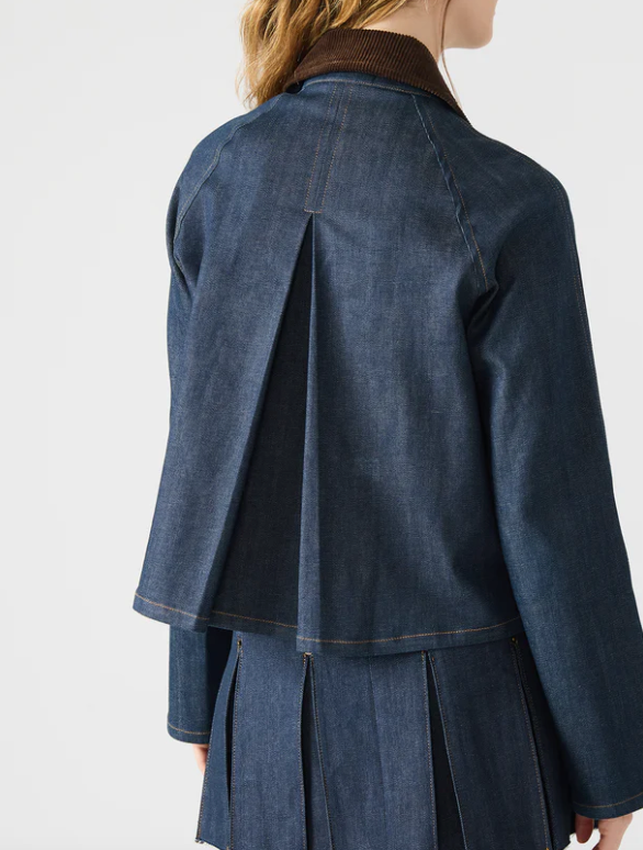 Justina Jacket with Suede Collar by Steve Maddem