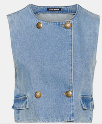 Brea Denim Vest by Steve Madden