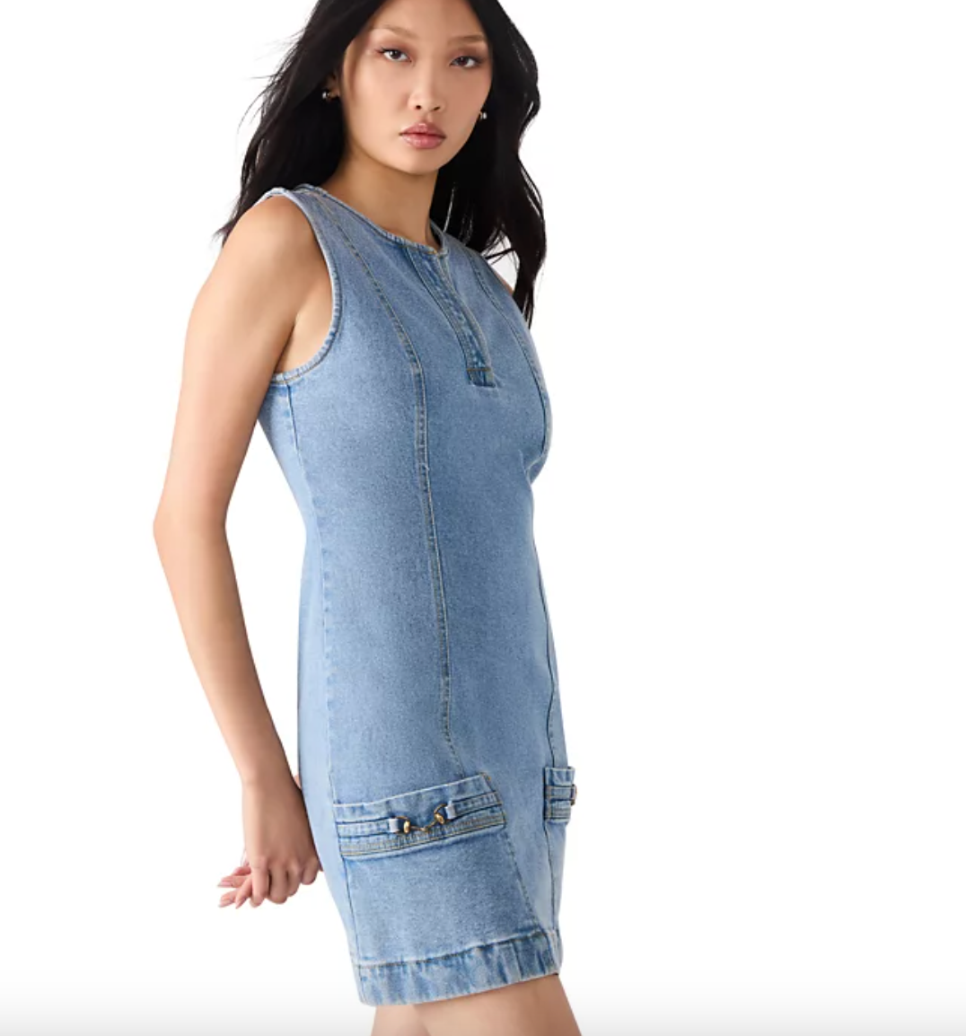 Averi Light Denim Dress by Steve Madden