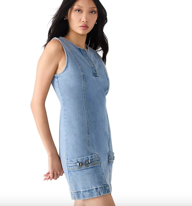 Averi Light Denim Dress by Steve Madden