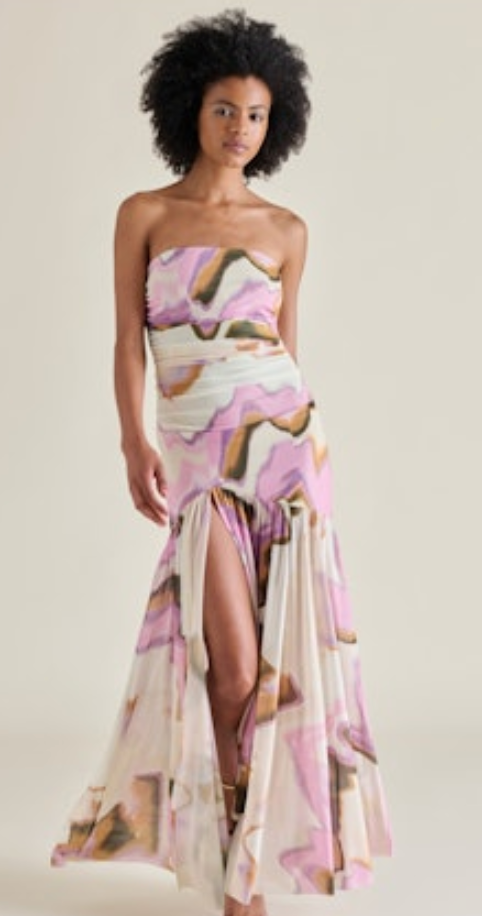Kerrie Strapless Maxi Dress by Steve Madden