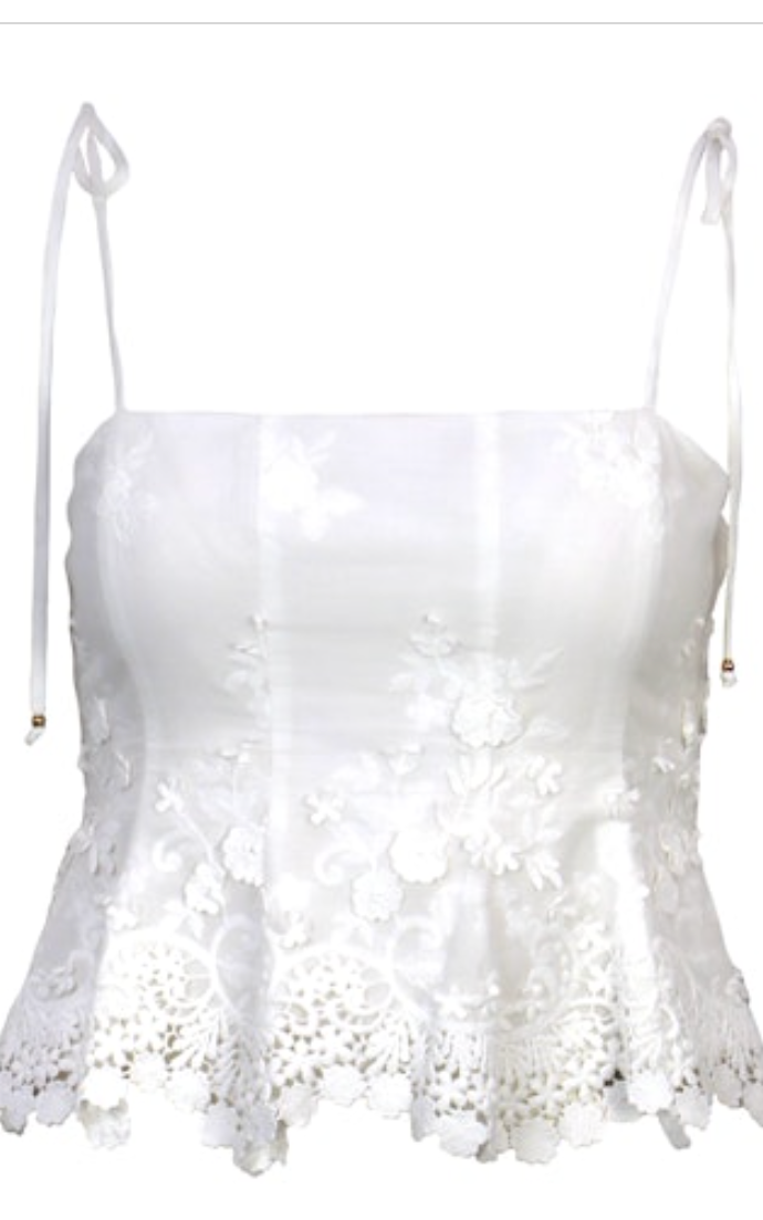 Eyelet Top by Lucy Paris