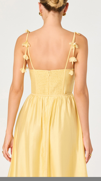 Halcyon Yellow Midi Dress by ASTR
