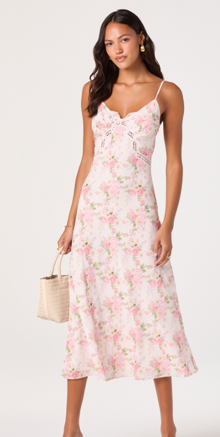 Liran Midi Floral Dress by ASTR