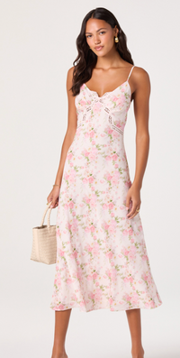 Liran Midi Floral Dress by ASTR
