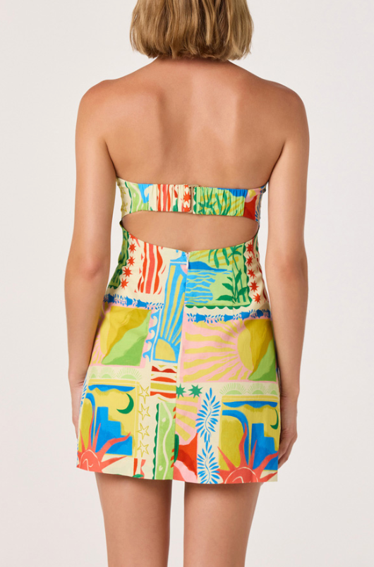Sunset Oasis Mini Dress by ASTR