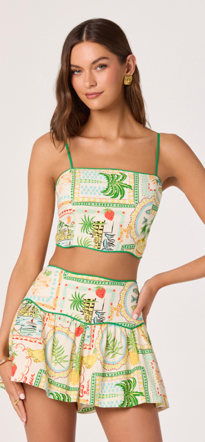 Heidi Yellow Farm Skort by ASTR