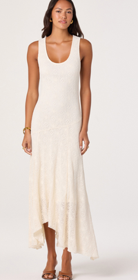 Freida Lace Cream Midi Dress by ASTR