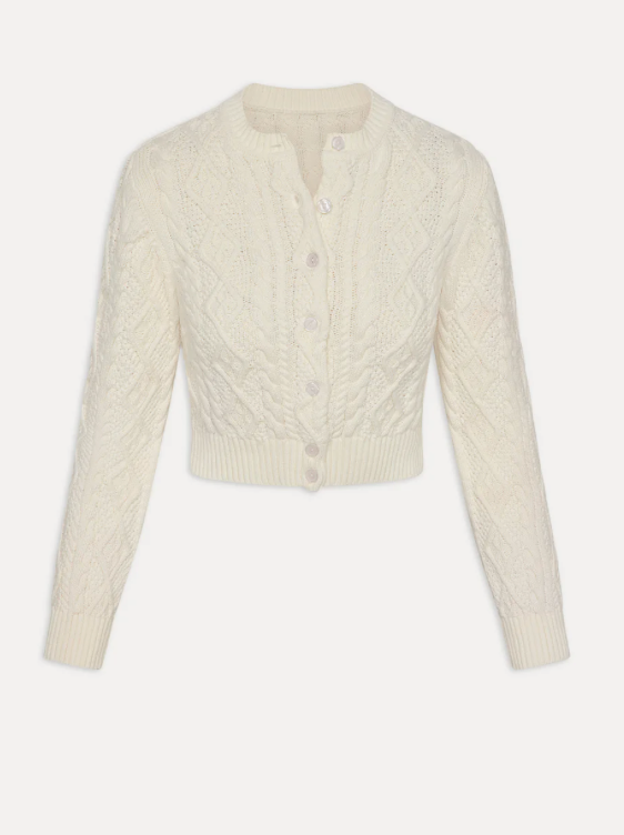 Marley cable knit cardigan by Frankie’s bikinis