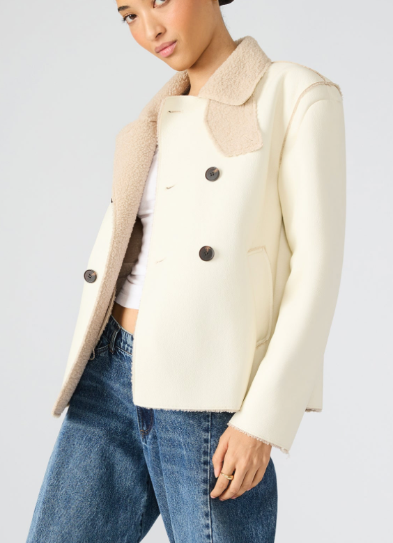 Liv Vegan Leather Jacket by Steve Madden
