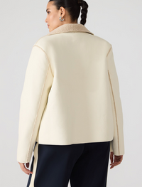 Liv Vegan Leather Jacket by Steve Madden