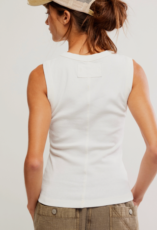 Tank Top by Free People in White or Brown