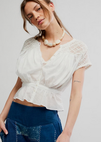 Gemma Embroidered Tank by Free People