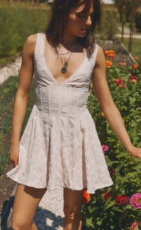 Ivory Eyelet Dress by Free People