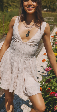 Ivory Eyelet Dress by Free People