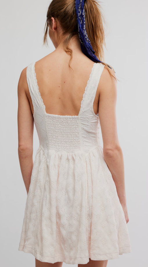 Ivory Eyelet Dress by Free People