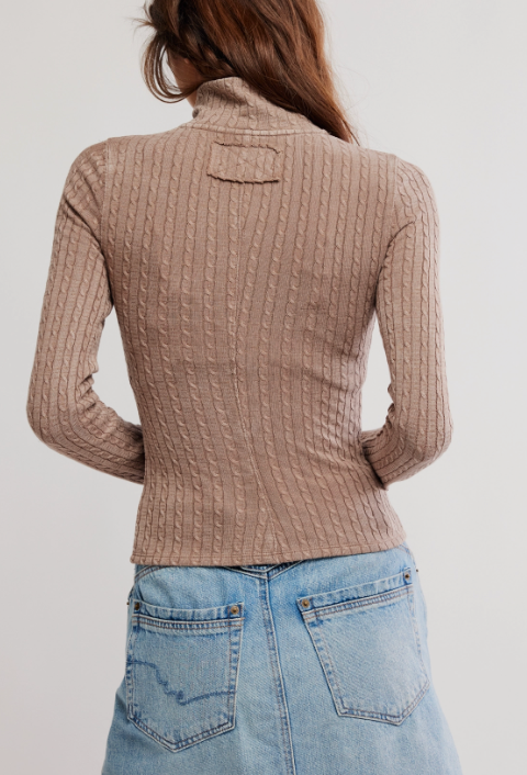 Zipper Up Sweater by Free People
