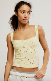 Eyelet Top by Free People by Free People (multiple colors)