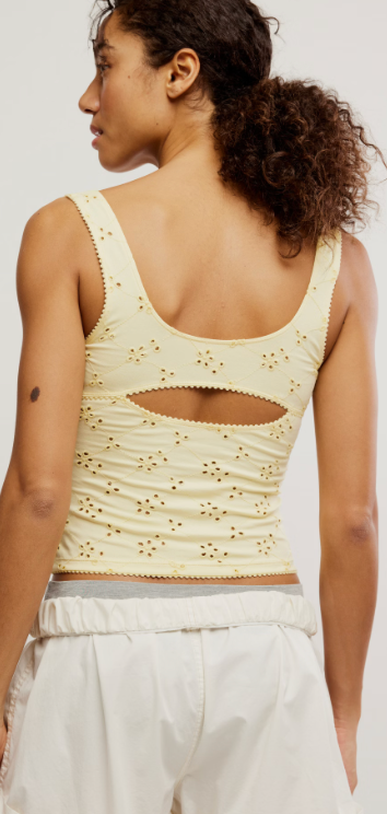 Eyelet Top by Free People by Free People (multiple colors)