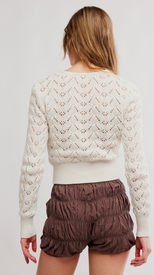 Long Sleeve Button Down Sweater by Free People