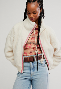 Alpine Sherpa Cardigan Jacket by Free People