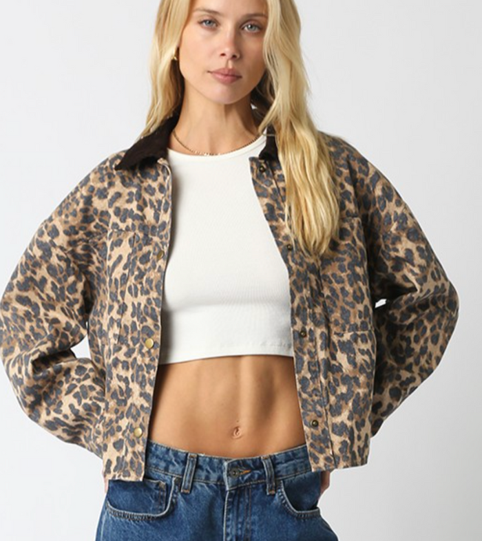 Cheetah Barn  Jacket