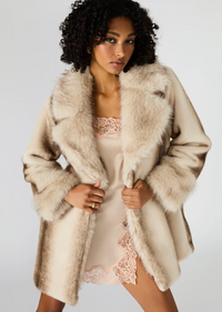 Carmelina Faux Fur Coat by Steve Madden