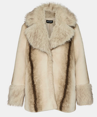 Carmelina Faux Fur Coat by Steve Madden