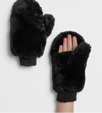 Mittens/ Gloves in Cream, Light Brown, Dark Brown, or Black
