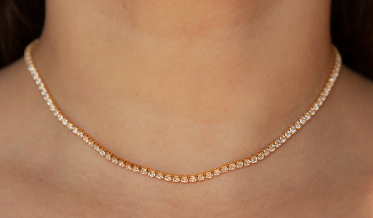 Tennis Necklace by Jurate