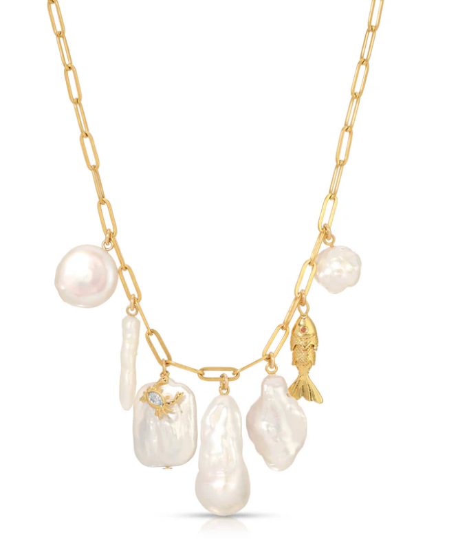 The Wold is Your Oyster Necklace by Jurate