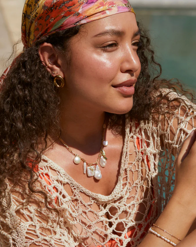 The Wold is Your Oyster Necklace by Jurate