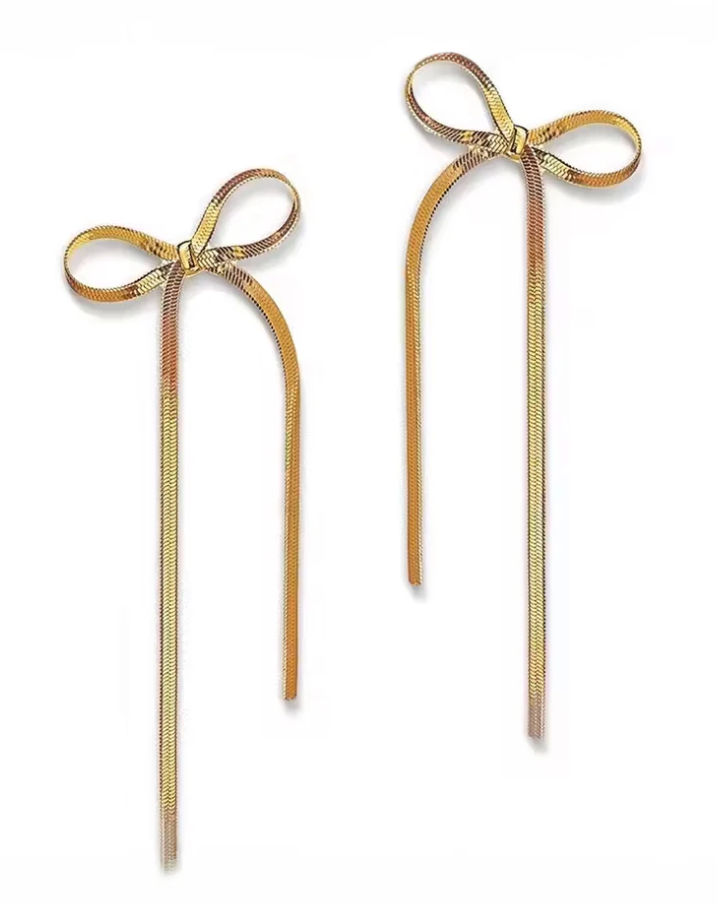 Bow Earrings by Jurate