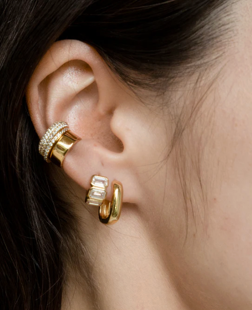 Link Hoop Earring by Jurate