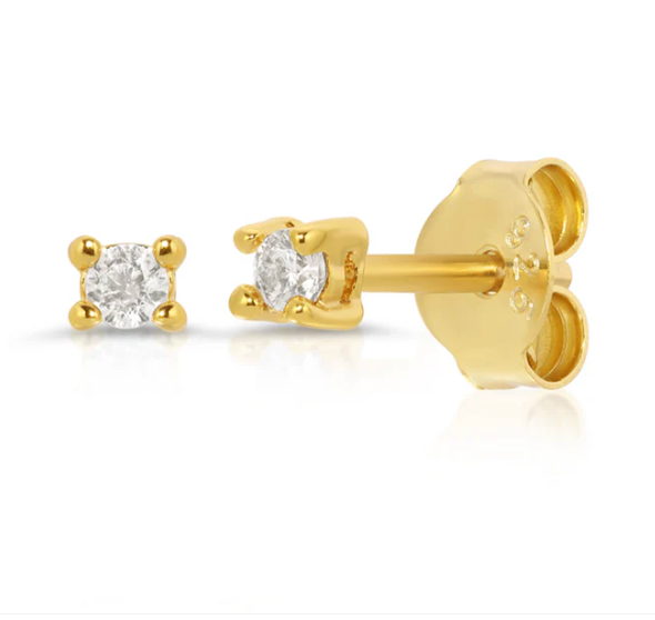 cz stud earring by Jurate