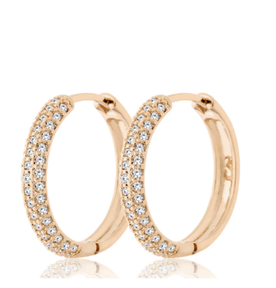 Monaco Hoop (Medium) in gold by Viva Vida