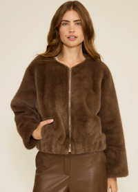 Faux Fur Jacket by Lucy Paris