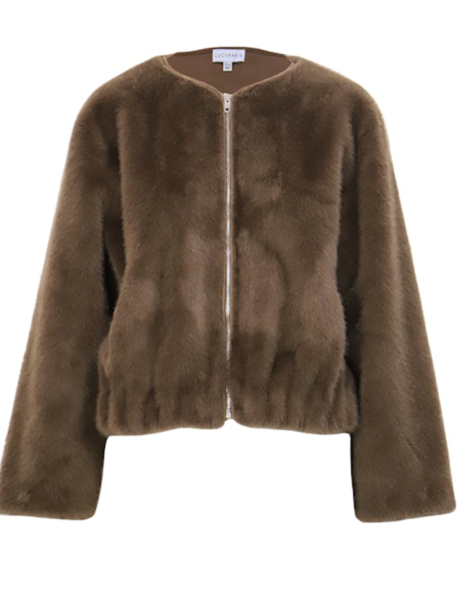 Faux Fur Jacket by Lucy Paris