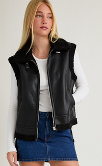 Vegan Leather Vest