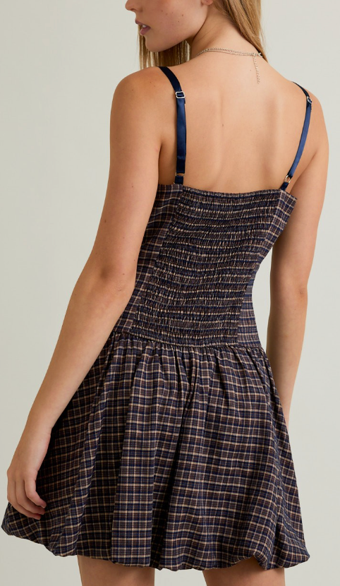 Plaid Mini Dress