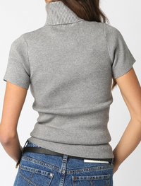 Mock Neck Sweater Top
