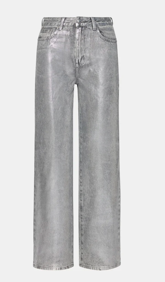 Zo Silver Jean Pant by Steve Madden