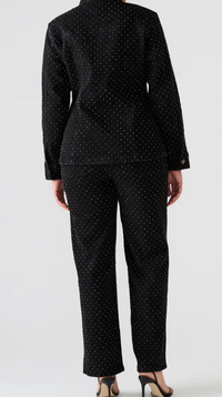 Rhinestone Black Jean Pant by Steve Madden