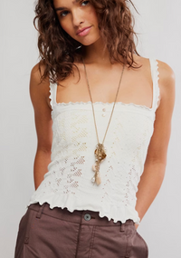 So Soft Femme Square Neck Top by Free People (available in black or white)