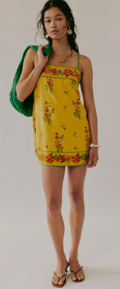 Yellow Mini Dress by Free People
