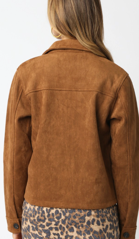Vegan Suede Jacket