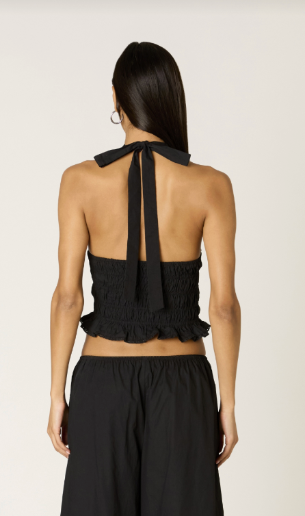 Black Halter Top by NIA