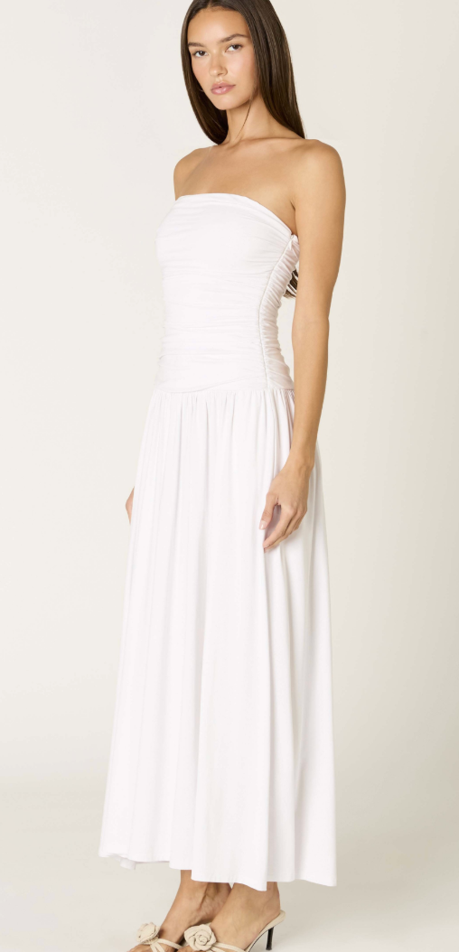 Santal White Midi Dress by NIA