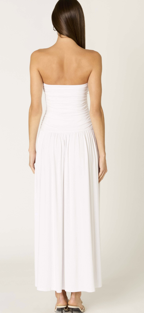 Santal White Midi Dress by NIA