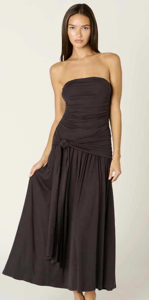 Sevilla Strapless Midi Dress by NIA